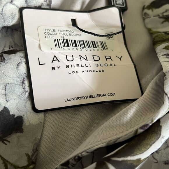 NWT Laundry by Shelli Segal Flounce-Hem A-Line Dress Size 16 - Picture 8 of 8